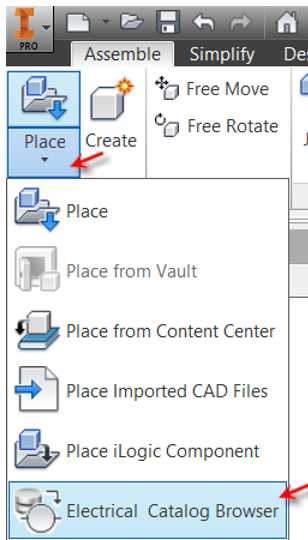 Autodesk inventor electrical catalog browser что это